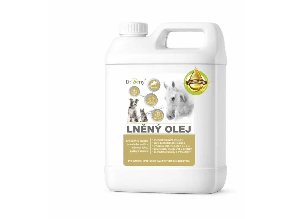 Dromy Lněný olej 3l