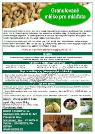 Granulované mléko pro mláďata 20 kg