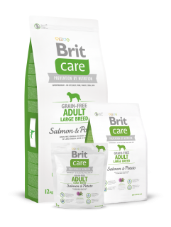 Brit Care Dog Grain-free Adult LB Salmon & Potato 12 kg