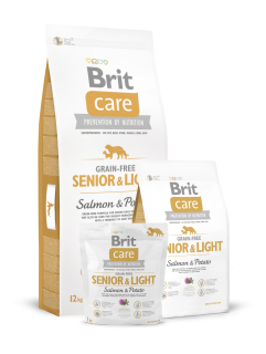 Brit Care Dog Grain-free Senior Salmon & Potato 2 x 12 kg