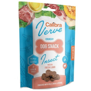 Calibra Dog Verve Crunchy Snack Insect&Fresh Lamb 150g
