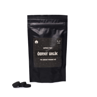 Pamlsek pro psy – Černý uhlík – vepřové puky s živým uhlíkem 100g