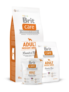 Brit Care Adult Medium Breed Lamb & Rice 1kg